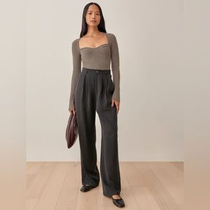 Reformation Glenna Cashmere Sweater in Cocoa